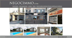 Desktop Screenshot of negocimmo.com